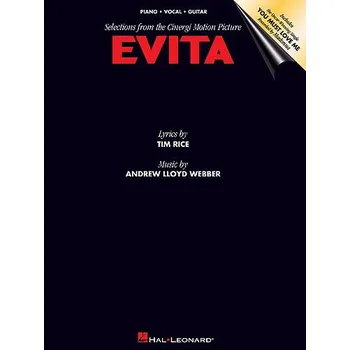 Evita: Selections From The Motion Picture (noty, akordy, texty, klavír, kytara, zpěv)