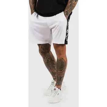 Pánské kraťasy GymBeam Šortky Vertical White M