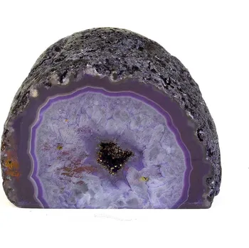 Přírodní kámen Geoda s dutinou fialový achát 320g (Brazílie)