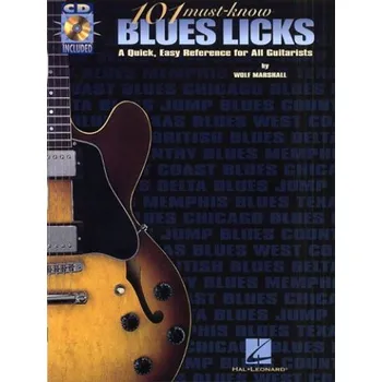101 Must-Know Blues Licks (noty, tabulatury, kytara) (+audio)