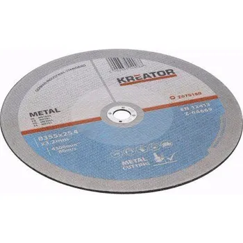 Řezný kotouč KRT070180 Řezný kotouč ocel 355 x 25,4 x 3,2mm - 2ks KREATOR