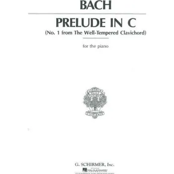 J.S. Bach: Prelude In C Major (noty na sólo klavír)