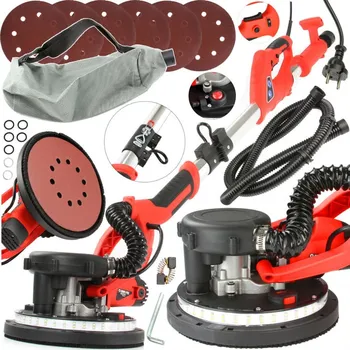 bruska na sádrokarton Bruska na sádrokarton teleskopická, skládací, s LED osvětlením a vakem, 750 W MAR-POL