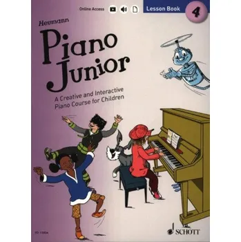 Hans-Günter Heumann: Piano Junior - Lesson Book 4 (noty na klavír)(+audio)