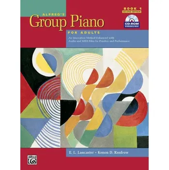 Alfred's Group Piano for Adults Student Book 1 (noty na klavír)
