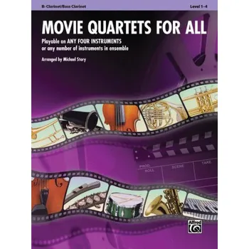 Movie Quartets for All (noty na Bb klarinet, basklarinet)