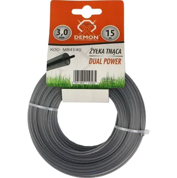 Struna do sekačky Struna zesílená, kulatý profil, 15m, 3mm DEMON