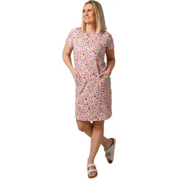 Dámské šaty ČR výroba Šaty VIVIEN, květy Velikost XXXL květy