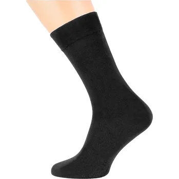 Pánské zdravotní bavlněné ponožky 3páry černé (Černé ponožky pro muže 3 páry v balení)