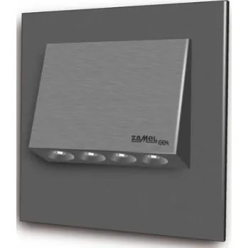 Zamel Orientační, LED svítidlo NAVI, do KU krabice, 230Vstř, IP20 Teplota světla: 3000K - teplá bílá, Barva materiálu: černá