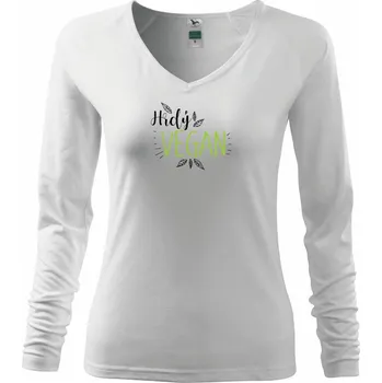 Dámské tričko Hrdý vegan - Triko dámské Elegance - M ( Bílá )