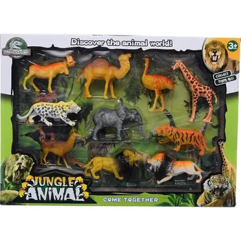 Zvířata Sada Figurek Divoká Zvířata 10 ks 10 ks