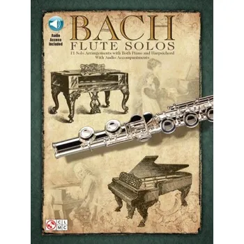 Bach Flute Solos (noty na příčnou flétnu) (+audio)