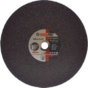 Řezný kotouč Kotouč řezný na ocel, kov, 400x4,0x32mm MAR-POL