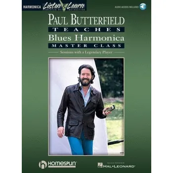Paul Butterfield: Blues Harmonica Master Class (noty na harmoniku) (+audio)