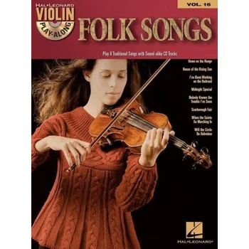 Violin Play-Along 16: Folk Songs (noty na housle) (+audio)