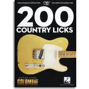 200 Country Licks - Guitar Licks Goldmine (video škola hry na kytaru)