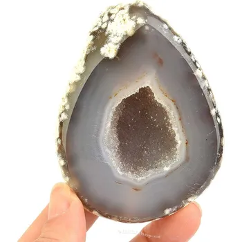 Přírodní kámen Geoda achát s dutinou 242g z Brazílie