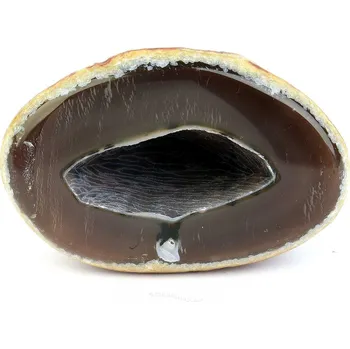 Přírodní kámen Geoda s dutinou z hnědého achátu 215g (Brazílie)