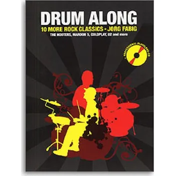 Drum Along: 10 More Rock Classics (noty, bicí) (+audio)