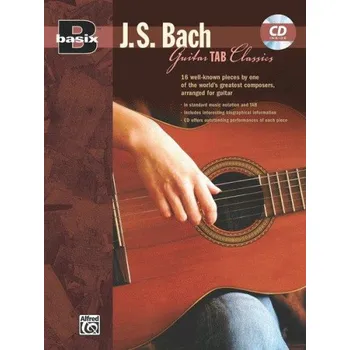 J. S. Bach: Basix Guitar Tab Classics (noty, tabulatury na kytaru) (+audio)