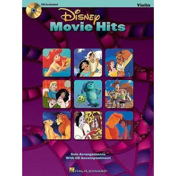 Disney Movie Hits (noty, housle) (+audio)