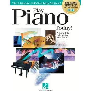 Play Piano Today! All-in-One Beginner's Pack - Book 1+2 (noty na klavír) (+audio/video)