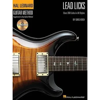 Hal Leonard Guitar Method: Lead Licks (noty, tabulatury na kytaru) (+audio)