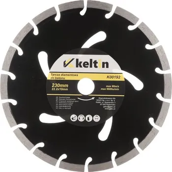 Řezný kotouč Kotouč diamantový segmentový 230x22.2x10mm KELTIN