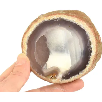 Přírodní kámen Geoda z achátu 249g (Brazílie)