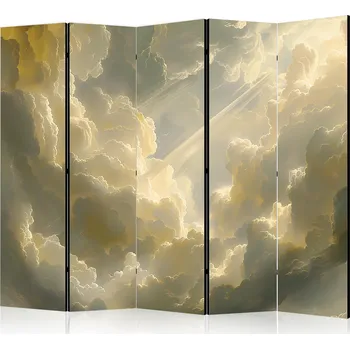 Paraván Paraván - Okouzlující hra barev proti mrakům Velikost: 225x172 cm, Provedení: Jednostranný