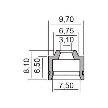 Těsnění motoru Gufero RMS 100669230 ventilový stonek 100669230