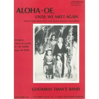 Goombay Dance Band: Aloha-Oe, Until We Meet Again (noty na klavír, zpěv)