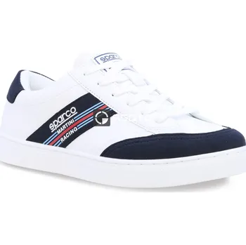 Pánské polobotky SPARCO Martini S-Time bílé pánské tenisky 46