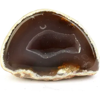 Přírodní kámen Geoda s dutinou z hnědého achátu 234g (Brazílie)
