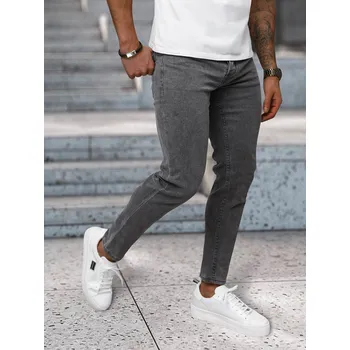 Pánské džíny Ozonee Pánské džínové kalhoty Watihanau tmavě šedá 32