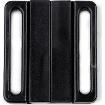 Plavkové zapínání šíře 32 mm plastové, malé, 2 černá