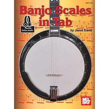 Janet Davis: Banjo Scales In Tab (tabulatury na banjo) (+audio)
