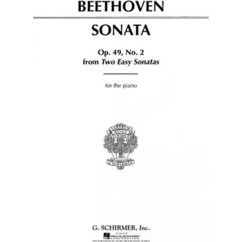 Beethoven: Sonata Op. 49 No. 2 From 'Two Easy Sonatas' (noty na klavír)
