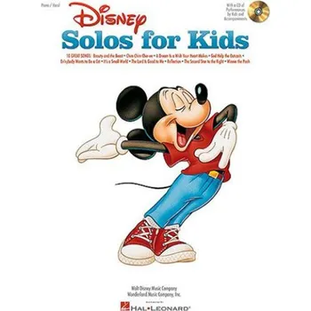 Disney Solos For Kids (noty, klavír, zpěv, kytara, akordy) (+audio)