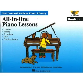 Hal Leonard Student Piano Library: All-In-One Piano Lessons: Book B (noty na sólo klavír) (+audio)