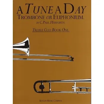 A Tune A Day For Trombone Or Euphonium Treble Clef Book 1 (noty na pozoun, eufonium)