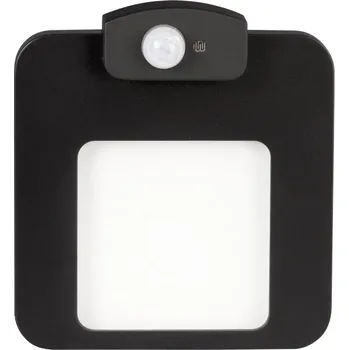 Zamel Světlo LED MOZA s čidlem, pod omítku, do KU krabice, 230Vstř, IP20 Barva: Černá, Teplota světla: 3000K - teplá bílá