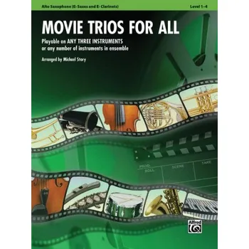 Movie Trios for All (noty na altsaxofon, Eb klarinet)