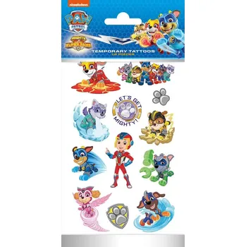 Odstranitelné tetování Dětské dočasné tetování Tlapková patrola ve Velkofilmu