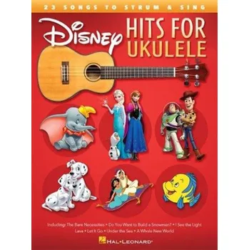Disney Hits For Ukulele (noty, melodická linka, akordy)
