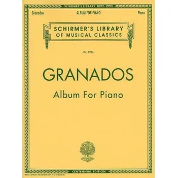 Enrique Granados: Album For Piano (noty na sólo klavír)