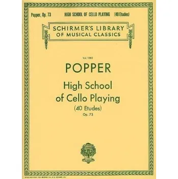 David Popper: High School Of Cello Playing Opus. 73 (noty na violoncello)