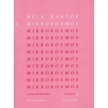 Béla Bartók: Mikrokosmos 3 (noty na klavír)