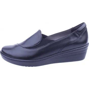 Dámské polobotky OBUV JANA ČR Boty JANA 2928 černé dámské kožené polobotky Velikost: 39